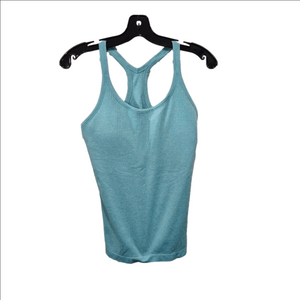 Lululemon Ebb to Street blue cast tank top